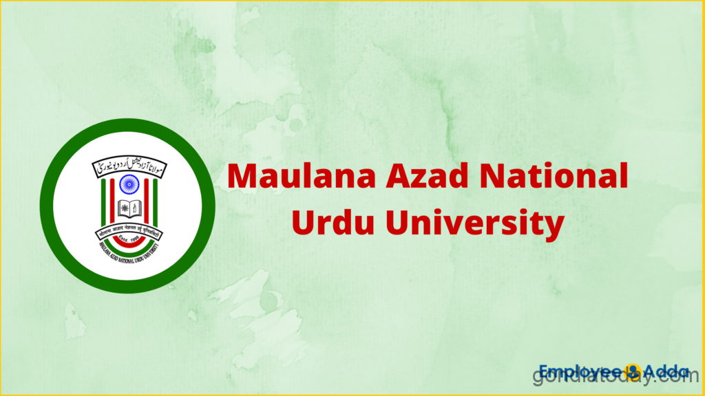 MANUU भर्ती 2025 ऑनलाइन कुल पद रिक्तियों का पालन करें