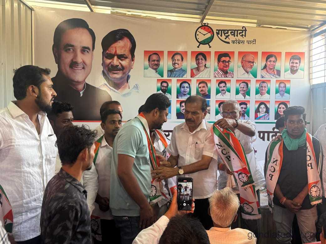 राष्ट्रवादी काँग्रेस पार्टी सभासद नोंदणी अभियानाचा शुभारंभ Gondia