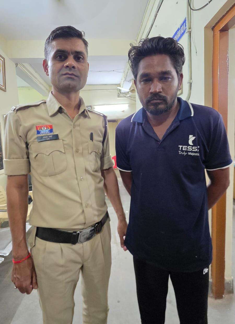 धमतरी पुलिस ने आरोपी तेजराम को गिरफ्तार किया